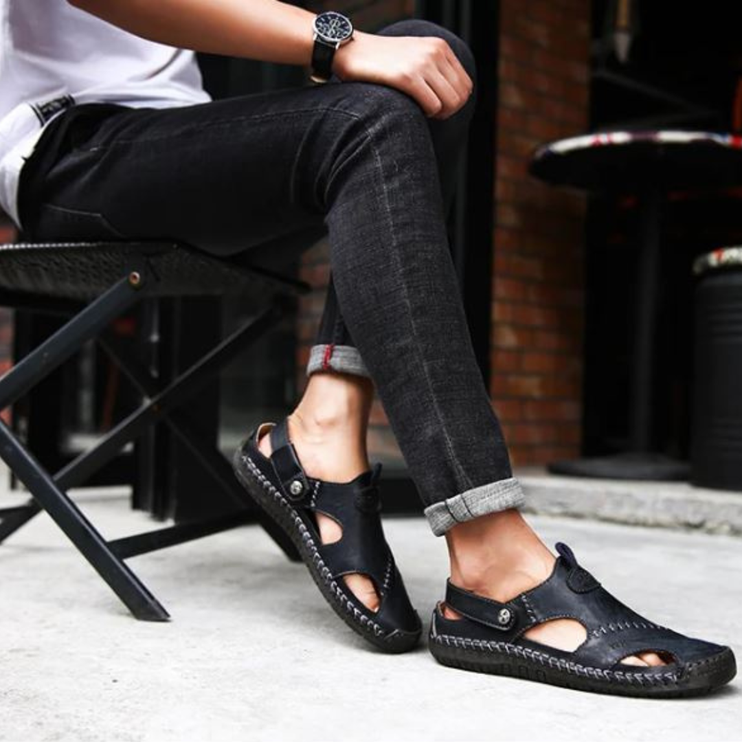 Brandon Orthopädische Sandalen aus Leder